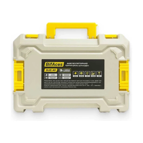 Аккумуляторная ударная дрель-шуруповерт BifAces DLID-40 фото 4