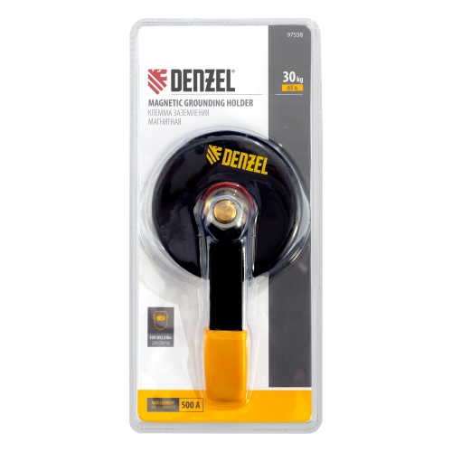 Клемма заземления магнитная для сварочных работ 65 LB Denzel фото 6 Клемма заземления магнитная для сварочных работ 65 LB Denzel фото 6