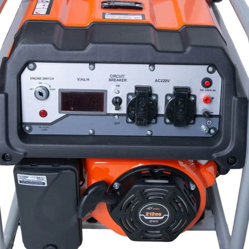 Бензиновый генератор TOR KM3800H 2,5кВт 220В 16л с электростартером и колесами 1018114 фото 7