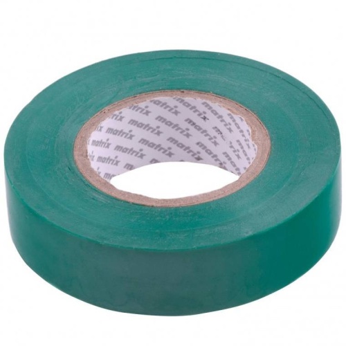 Изолента ПВХ Matrix 88781 зеленая 19 мм 20 м Изолента ПВХ Matrix 88781 зеленая 19 мм 20 м