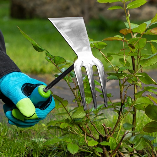 Мотыжка комбинированная, 70 х 290 мм, нержавеющая сталь, двухкомпонентная рукоятка, Premium Plus, Palisad фото 9