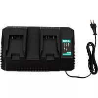 Двухпортовое зарядное устройство DCA 20В 4А FFCL2040-2