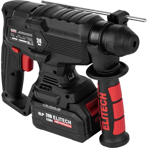 Перфоратор аккумуляторный Elitech HD CRH 2024BL (SDS+, 2,5Дж, 20В, 1х4Ач) 214705 фото 3 Перфоратор аккумуляторный Elitech HD CRH 2024BL (SDS+, 2,5Дж, 20В, 1х4Ач) 214705 фото 3