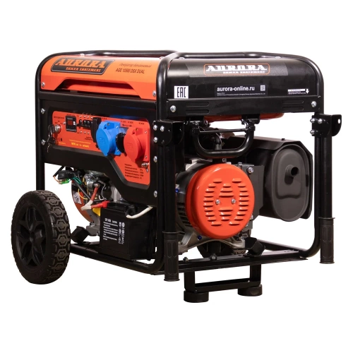 Генератор AURORA AGE 10500 DSX DUAL 380 В, 8.5 кВт, 220 В-8.5 кВт, электростартер, счетчик 35860 фото 8