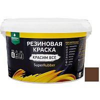 Краска резиновая Prosept SuperRubber 073-3 коричневая Ral 8017 3 кг