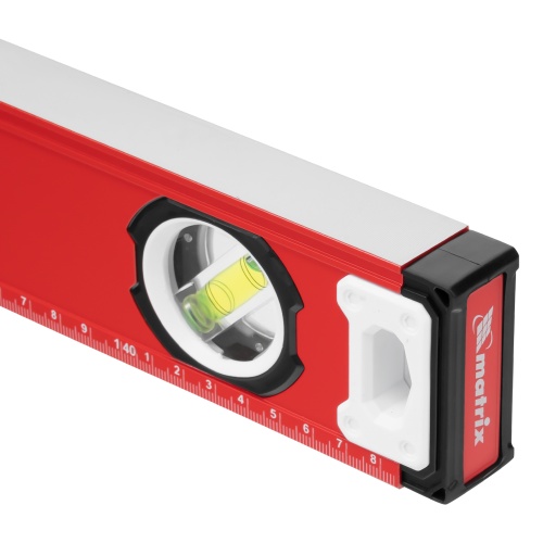 Уровень алюминиевый, фрезерованный, 3 глазка, рукоятки, 1500 мм Matrix фото 8