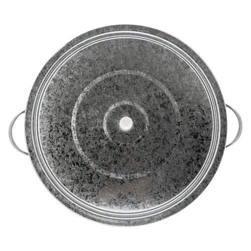 Бак для воды оцинкованный с крышкой (крышка с ручкой) 32 л, без крана фото 4