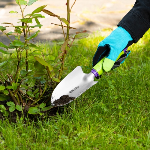 Совок посадочный широкий, 85 х 300 мм, стальной, пластиковая рукоятка, Connect, Palisad фото 6