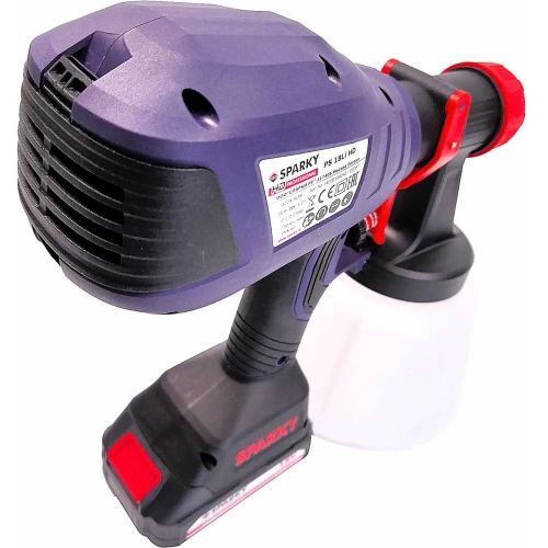 Аккумуляторный краскораспылитель SPARKY PS 18Li HD 14000199292 фото 5