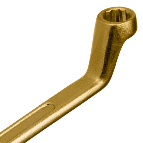 Ключ накидной, 10 х 13 мм, желтый цинк Сибртех фото 4