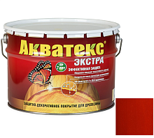 Покрытие алкидное защитно-декоративное для древесины Акватекс Экстра полуглянцевое Красное дерево 3 л