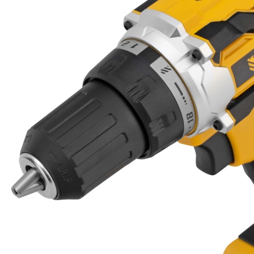 Дрель-шуруповерт аккумуляторная, бесщет. BLDL-18-0 Li-Ion, 18 В Denzel фото 6