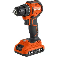 Аккумуляторная дрель СПЕЦ БДА-18-БД 18В, бесщеточный двигатель, 0-400/0-1650 об/мин, подсветка, реверс, 45 Нм, 2 аккумулятора, кейс СПЕЦ-4116