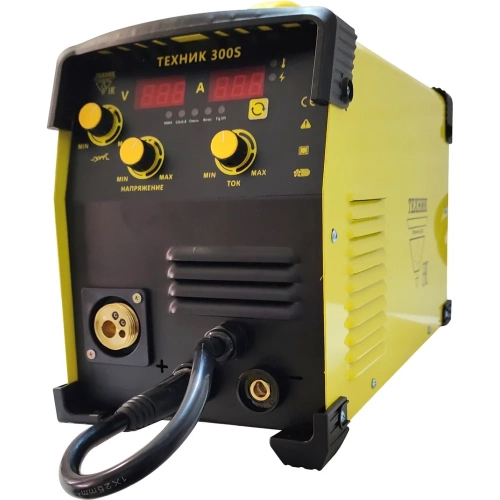 Полуавтомат ТД Техник ТЕХНИК П-300S ПРОФ. 250А 80%ПН ММА+СО2 цифр. табло евро, горелка, масса, кабель, электрододержатель 14 фото 6