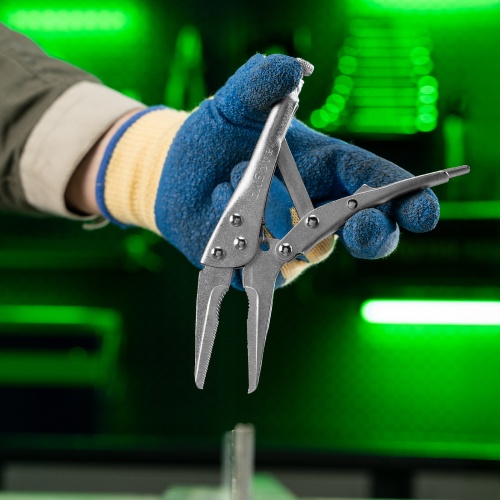 Зажим ручной, удлиненный захват, 170 мм Сибртех фото 12