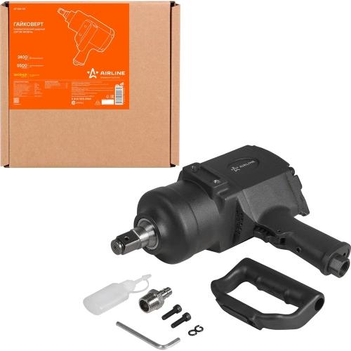 Пневматический ударный гайковерт Airline 3/4" DR 2400 Нм AT-IW-05 фото 3 Пневматический ударный гайковерт Airline 3/4" DR 2400 Нм AT-IW-05 фото 3