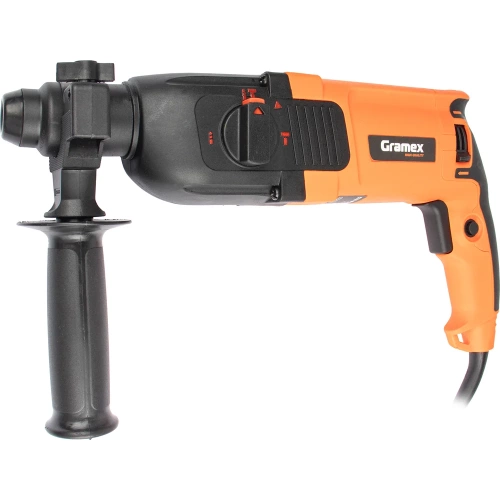 Перфоратор электрический Gramex HRH-1100 (1100Вт,0-1400об/мин,0-5500уд/мин,4,0Дж,3 реж,SDS+) кейс (1/4) 018505 Перфоратор электрический Gramex HRH-1100 (1100Вт,0-1400об/мин,0-5500уд/мин,4,0Дж,3 реж,SDS+) кейс (1/4) 018505