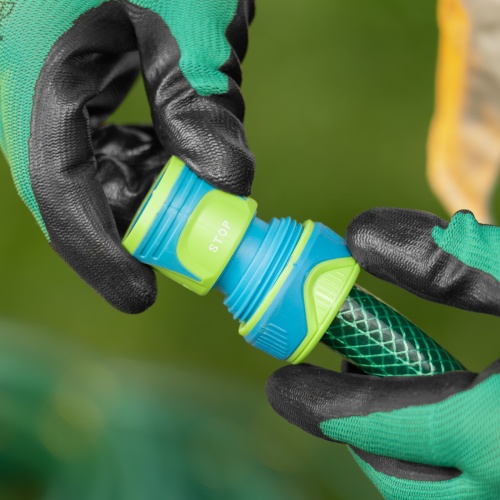 Соединитель быстросъемный, аквастоп,  3/4 Palisad Luxe фото 7