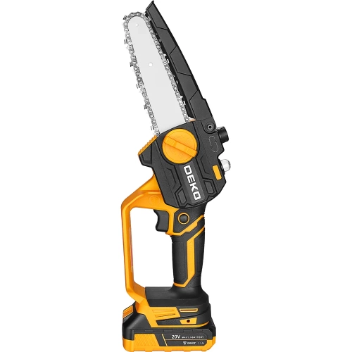 Пила цепная аккумуляторная DEKO DKCHS 20-6, 20 В, 1x3.0 Ач 063-4307-1 фото 6 Пила цепная аккумуляторная DEKO DKCHS 20-6, 20 В, 1x3.0 Ач 063-4307-1 фото 6