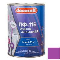 Эмаль Pufas Decoself ПФ-115 сиреневая 0,9 кг/0,67 л