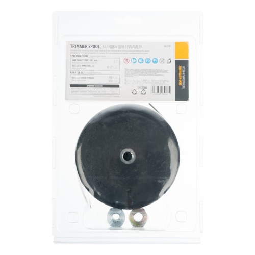 Катушка триммер. полуавтомат. легкая заправка гайка М10 М10 М8, лев. шаг 1,0 1,25мм Denzel фото 8
