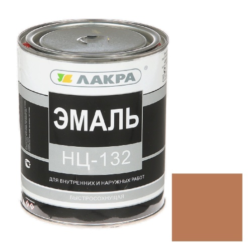 Эмаль Лакра НЦ-132 коричневая 1,7 кг Эмаль Лакра НЦ-132 коричневая 1,7 кг