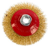 Корщетка-колесо Fit 39051 стальная волнистая М14 115 мм