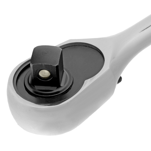 Ключ-трещотка 1/2", CrV, 120 зубьев, цельнометаллический, хром Gross фото 6