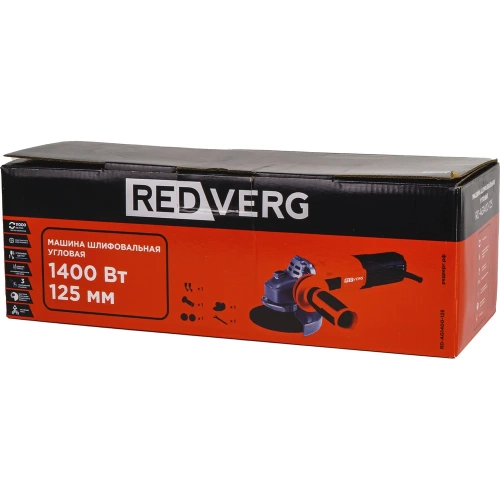 Машина шлифовальная угловая REDVERG RD-AG1400-125 00006692875 фото 10 Машина шлифовальная угловая REDVERG RD-AG1400-125 00006692875 фото 10