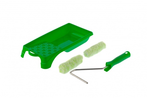 Малярный набор для работ по дереву: кювета 150 мм х 290 мм и мини-валик 110 мм Сибртех фото 3 Малярный набор для работ по дереву: кювета 150 мм х 290 мм и мини-валик 110 мм Сибртех фото 3