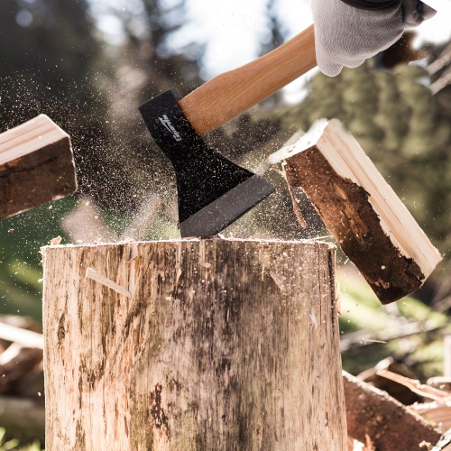 Топор, 800 г, в сборе, кованый, деревянное топорище Sparta фото 9