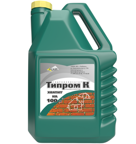 Гидрофобизатор Типром К 5 л Гидрофобизатор Типром К 5 л