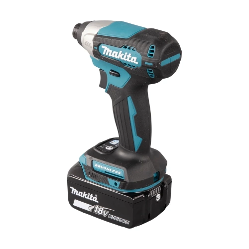 Аккумуляторный ударный шуруповерт Makita 18В, BL, XPT, Li-ion, 140 Нм, 2 скорости DTD157RTJ фото 6 Аккумуляторный ударный шуруповерт Makita 18В, BL, XPT, Li-ion, 140 Нм, 2 скорости DTD157RTJ фото 6