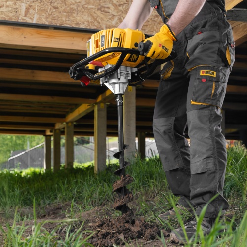 Шнек для грунта ER-80, диаметр 80 мм, длина 800 мм,соединение 20 мм, съемный нож Denzel фото 6