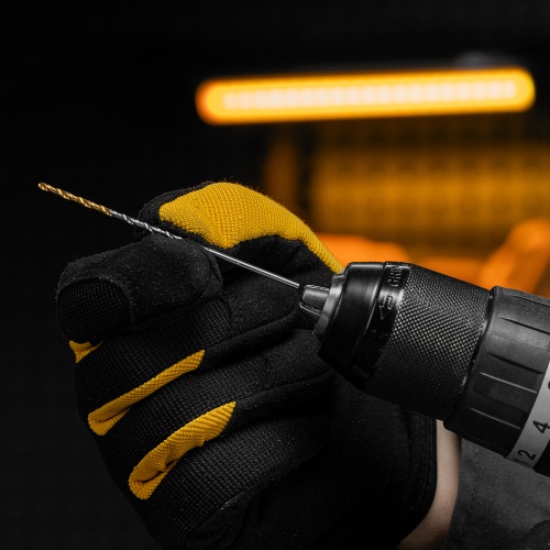 Сверло спиральное по металлу 2,5 х 95 мм Р6М5, Golden Tip, удлиненное, 2шт. Denzel фото 8