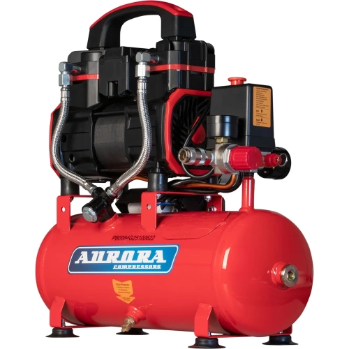 Компрессор АВРОРА PASSAT-8 BLACK 4G тихий, без масл. (8л, 170л/мин, 0.9кВт) 41664