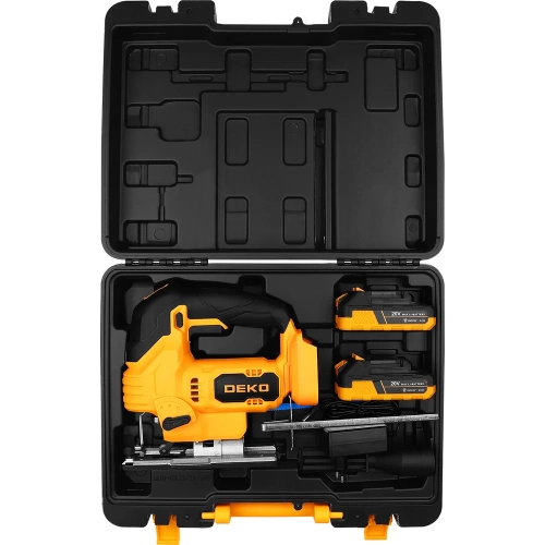 Лобзик аккумуляторный DEKO DKJS20V Max в кейсе, 20В, 2x3.0Ач 085-1329 фото 10 Лобзик аккумуляторный DEKO DKJS20V Max в кейсе, 20В, 2x3.0Ач 085-1329 фото 10