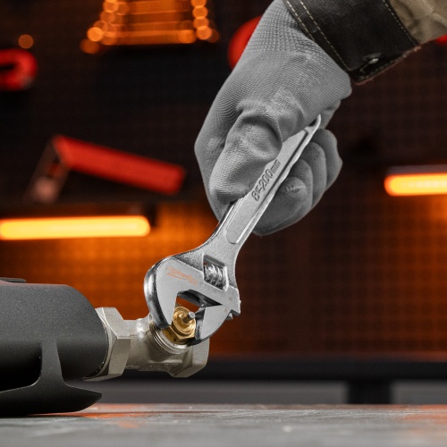 Ключ разводной, 200 мм, хромированный Sparta фото 9