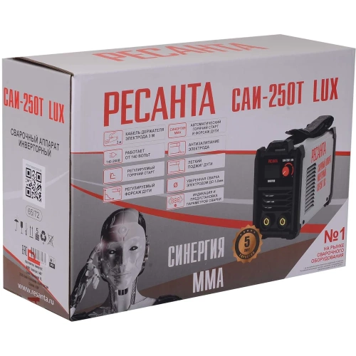 Сварочный инверторный аппарат Ресанта САИ-250Т LUX 65/72 фото 9 Сварочный инверторный аппарат Ресанта САИ-250Т LUX 65/72 фото 9