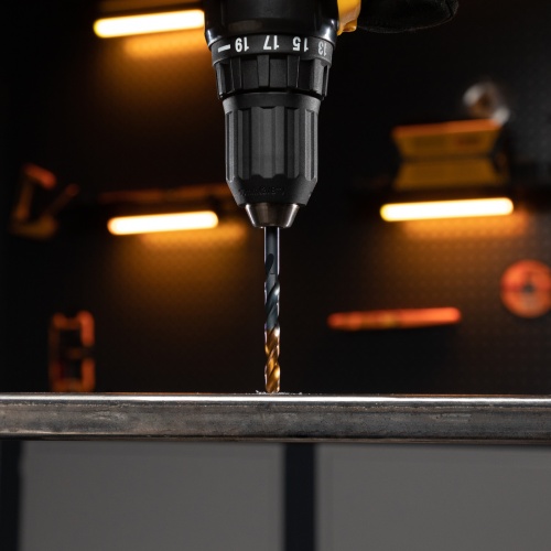 Сверло по металлу, 7,5 мм, HSS-Tin, Golden Tip, 8 шт. Denzel фото 8