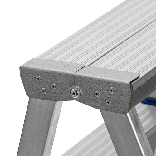 Стремянка двусторонняя 6 ступеней, алюминиевая, Сибртех фото 7