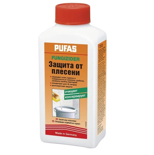 Защита от плесени Pufas Fungizider Farbzusalz N146 0,25 л
