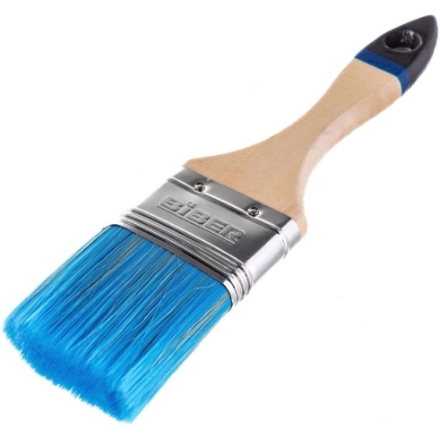 Кисть флейцевая Biber Стандарт 31264 для антисептиков 50 мм фото 3