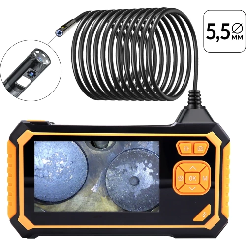 Промышленный защищенный видеоэндоскоп iCartool, 4.3", 2Мп, 2 камеры, 1920х1080, 3м, 5.5 мм, IC-V117 Промышленный защищенный видеоэндоскоп iCartool, 4.3", 2Мп, 2 камеры, 1920х1080, 3м, 5.5 мм, IC-V117