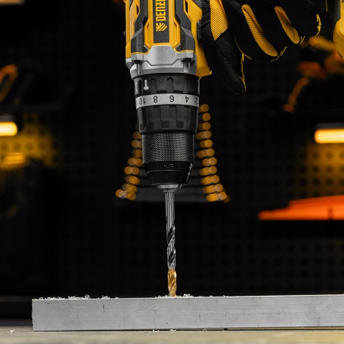 Сверло спиральное по металлу 7,5 x 109мм, Р6М5, Golden Tip, многогранная заточка Denzel фото 9 Сверло спиральное по металлу 7,5 x 109мм, Р6М5, Golden Tip, многогранная заточка Denzel фото 9