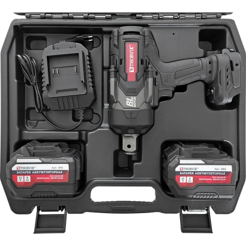 Аккумуляторный бесщеточный ударный гайковерт THORVIK BBIW012400 1DR, 21В, 2400 Нм 053709 фото 7 Аккумуляторный бесщеточный ударный гайковерт THORVIK BBIW012400 1DR, 21В, 2400 Нм 053709 фото 7