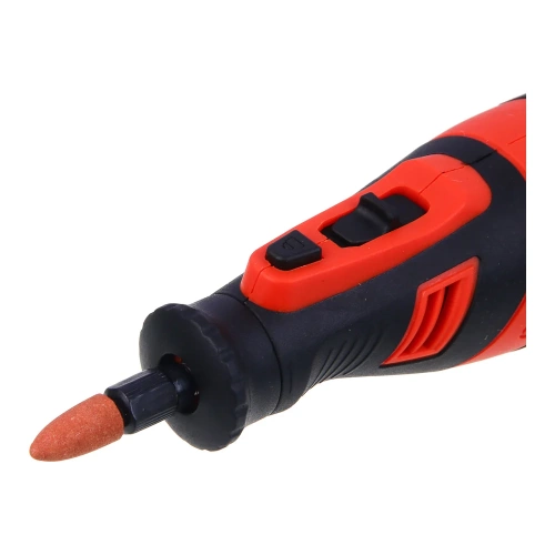 Гравер аккумуляторный ЕРМАК 8В, 2А-Ч, рег.об, набор аксессуаров 126 пр. 620-578 фото 3