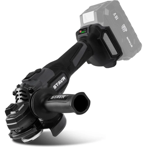 Машина углошлифовальная аккумуляторная Ставр (УШМ), 18V UNI-M, BL, 125 мм, с тормозом диска и с защитой от заклинивания Stavr SAG 18BL-125V, 9020700076 Машина углошлифовальная аккумуляторная Ставр (УШМ), 18V UNI-M, BL, 125 мм, с тормозом диска и с защитой от заклинивания Stavr SAG 18BL-125V, 9020700076