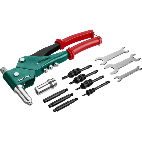 Поворотный заклепочник KRAFTOOL Combo3-M6 360°, комбинированный, в кейсе, 3 вида заклёпок фото 7 Поворотный заклепочник KRAFTOOL Combo3-M6 360°, комбинированный, в кейсе, 3 вида заклёпок фото 7