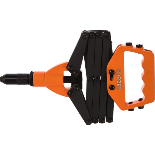 Заклепочник Harden 800 мм, гармошка, усиленный, CR-MO, заклепки 3,2-4,0-4,8-6,4 мм 610114 фото 3